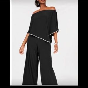 NWT womens JDS elegant bling pancho jumpsuit
